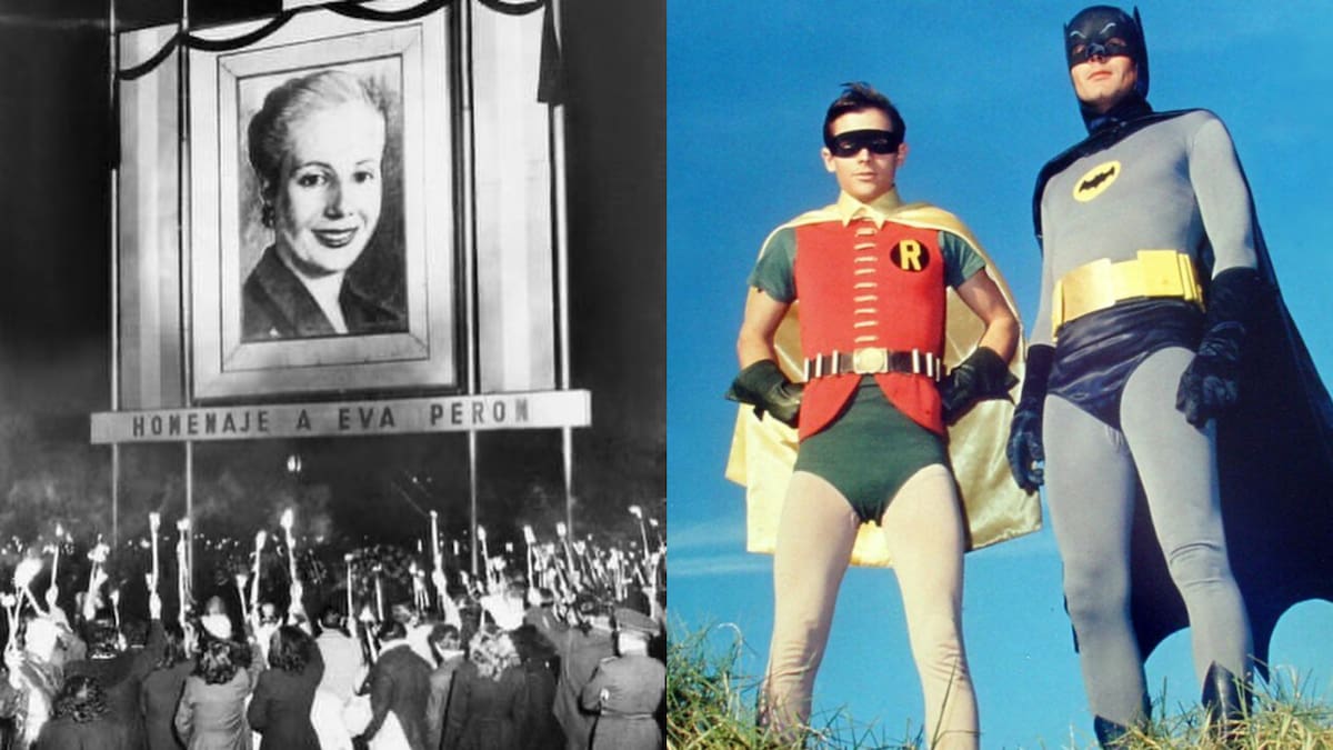 De Buenos Aires a Ciudad Gótica: cómo el funeral de Evita terminó en una película de Batman