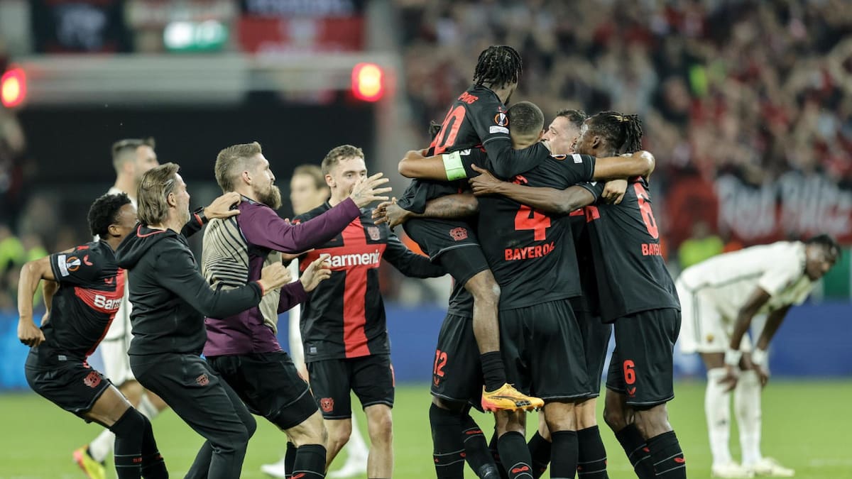 Bayern Leverkusen vs Roma, Europa League. Foto: EFE