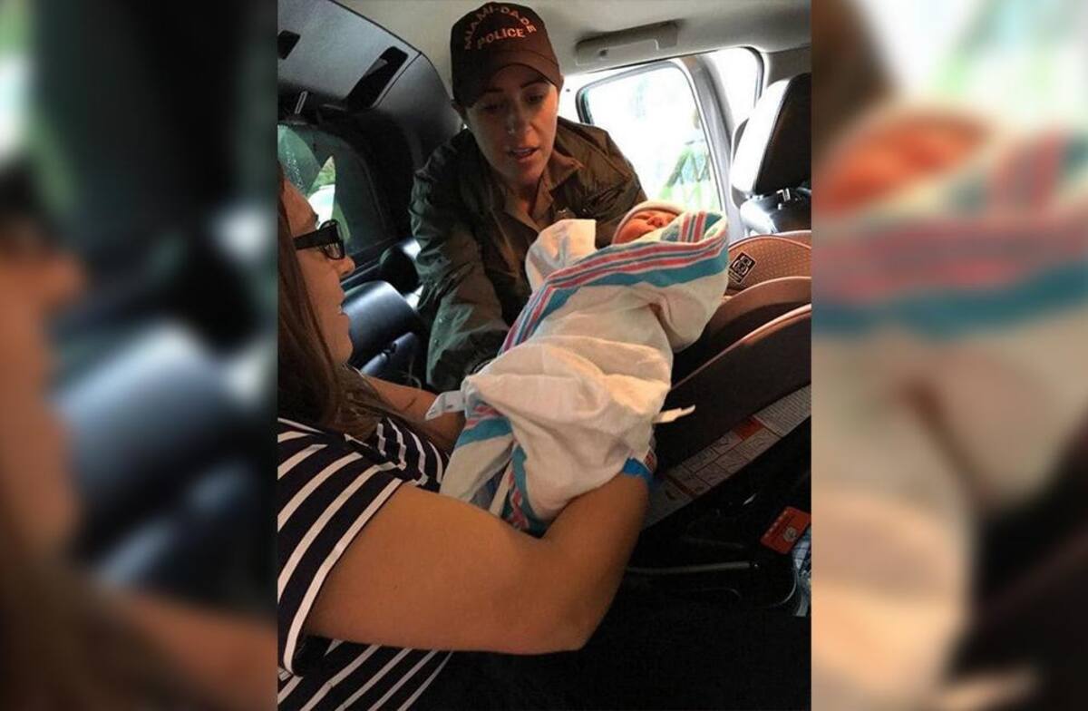 Bebé nació en Huracán Irma