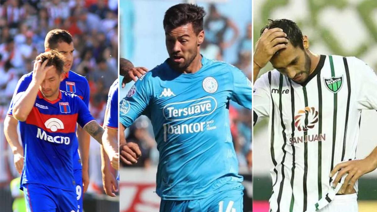 Belgrano, San Martín de San Juan y Tigre descendieron a Nacional B