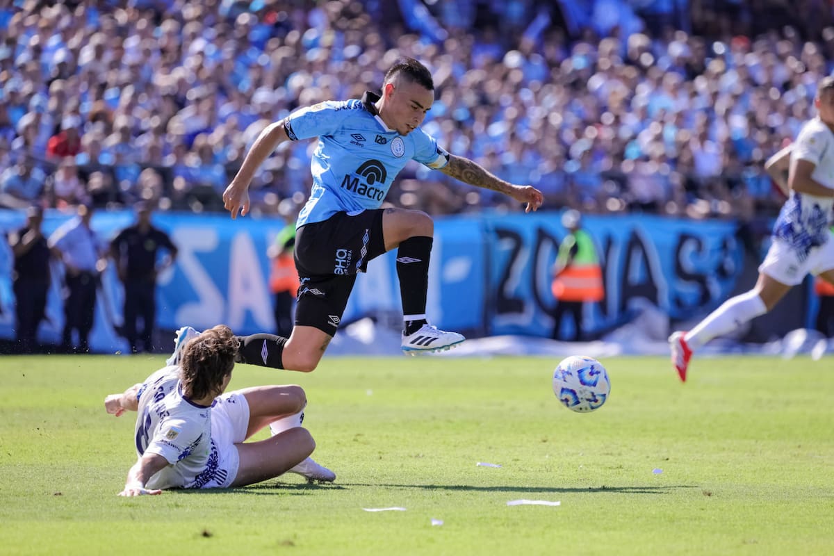 Belgrano vs Talleres, clásico de Córdoba. Foto: X @Belgrano