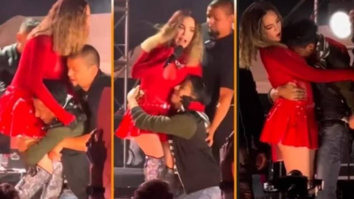 Belinda protagonizó un accidente con un fan. Foto: NA