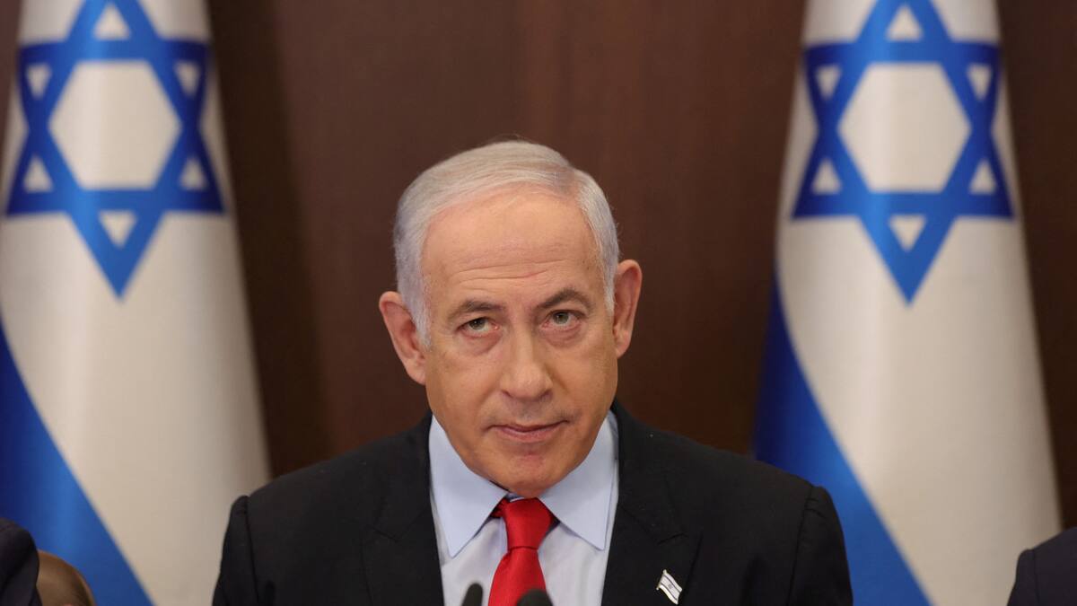 Benjamín Netanyahu, primer ministro de Israel. Foto: Reuters.