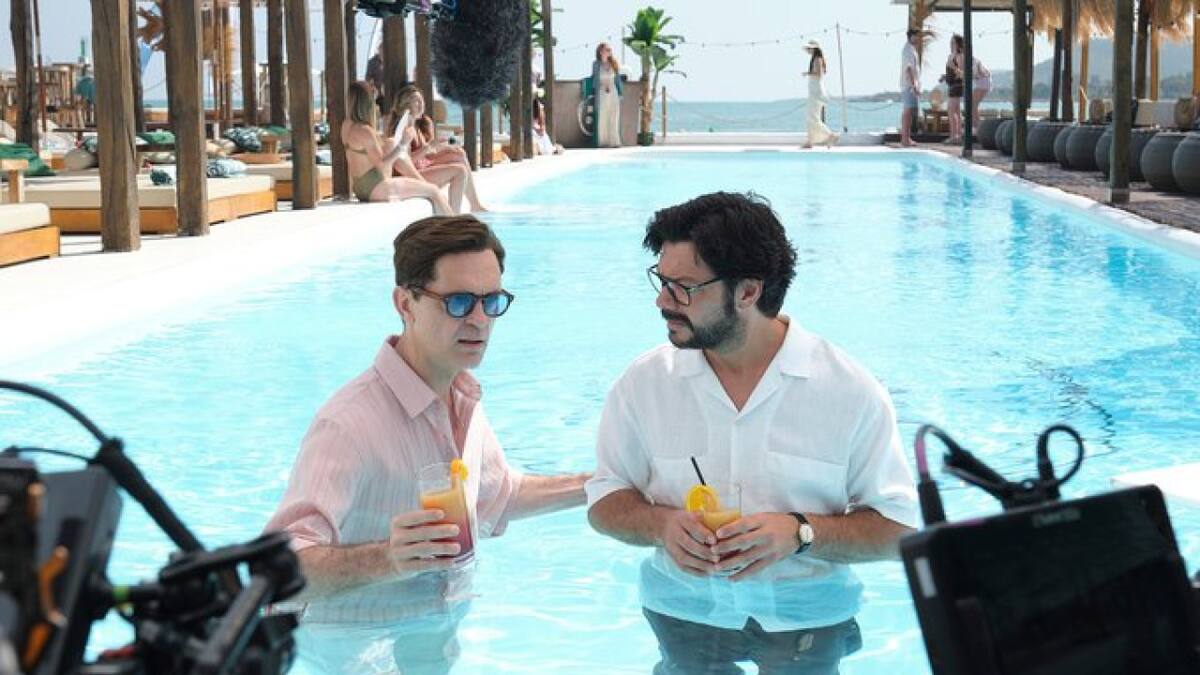 Berlín y El Profesor. Fuente: X @lacasadepapel