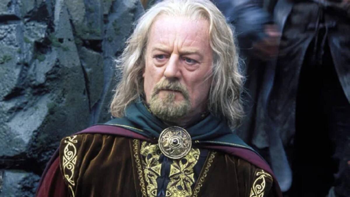 Bernard Hill en el Señor de los Anillos. Foto: NA.