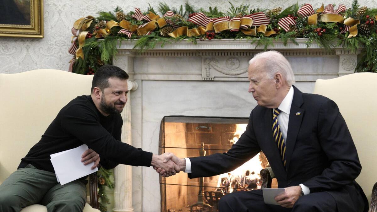Biden y Zelenski, juntos en la Casa Blanca. Foto: EFE