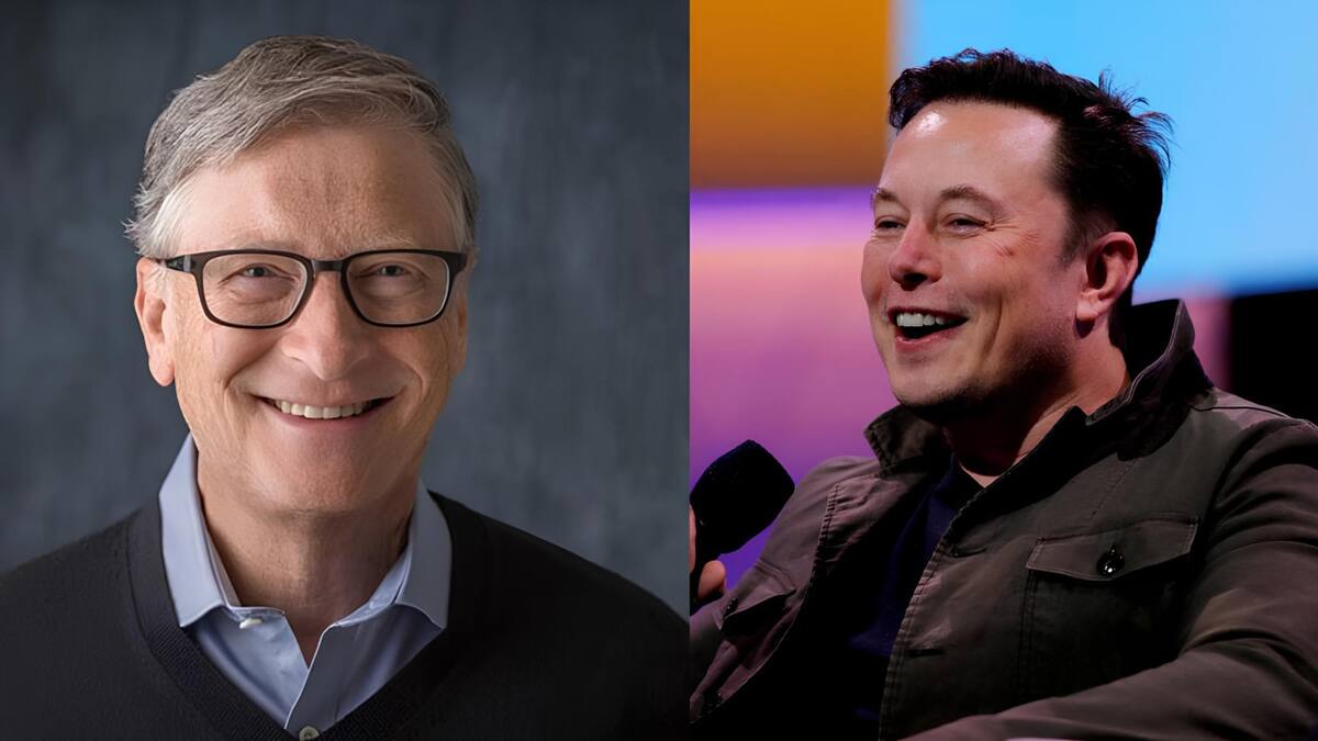 Bill Gates y Elon Musk. Fotos: X.