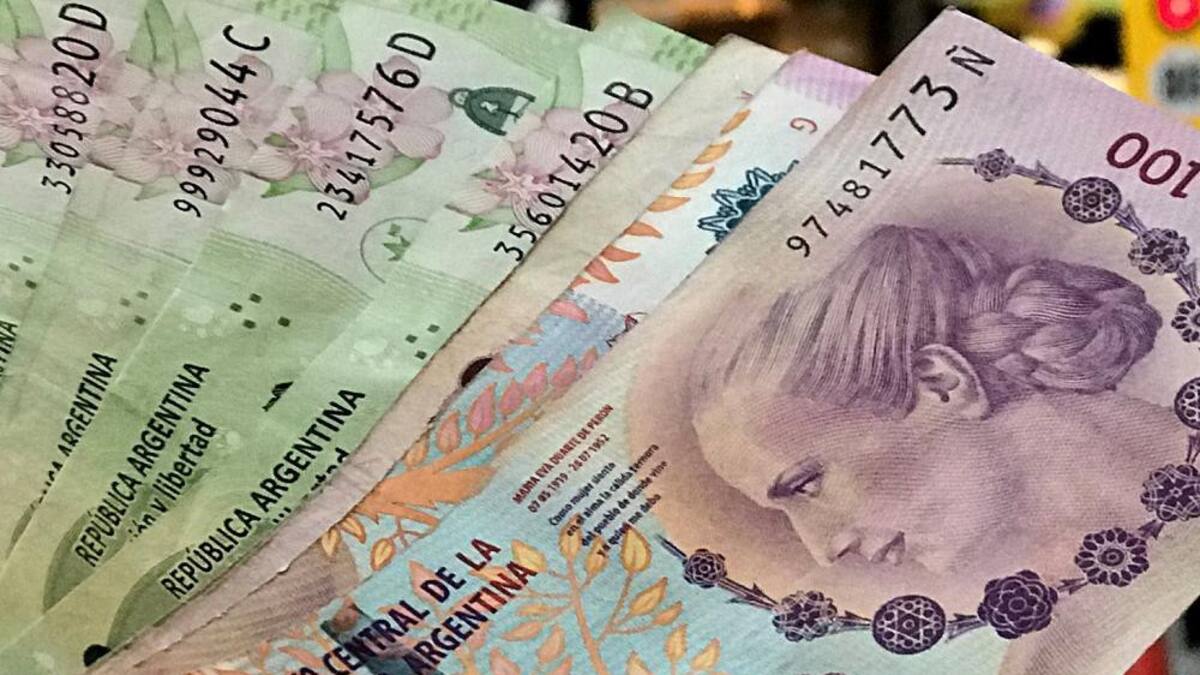 Billetes de pesos, dinero