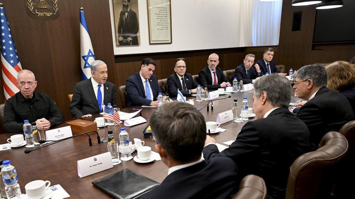 Blinken y Netanyahu, guerra en Gaza. Foto: EFE