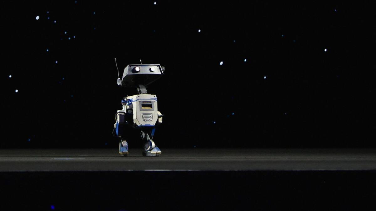 Cómo es "Blue", el robot diseñado con inteligencia artificial inspirado en la mítica saga de Star Wars