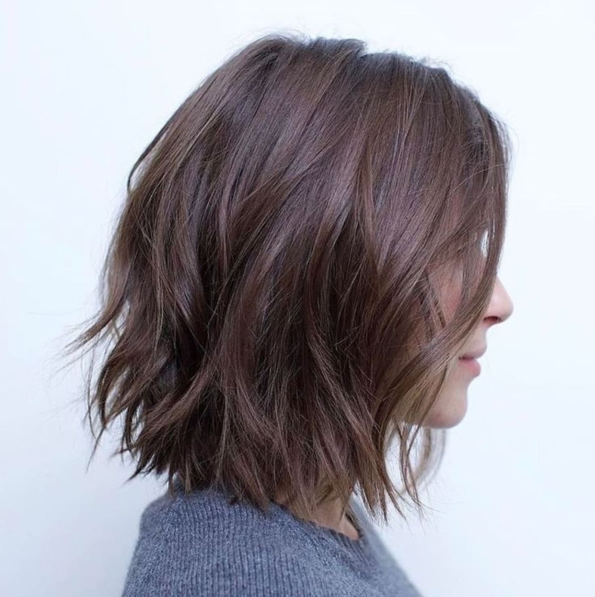 Bob escalado. Foto Pinterest The Right Hairstyles