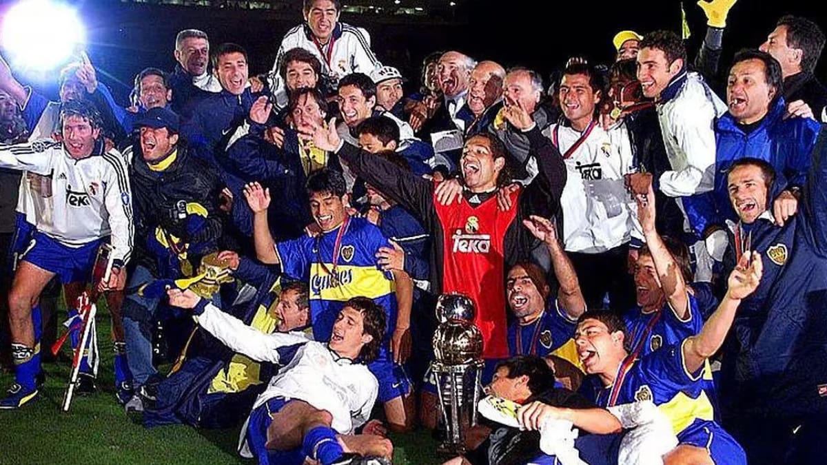 Boca campeón Intercontinental en 2000.