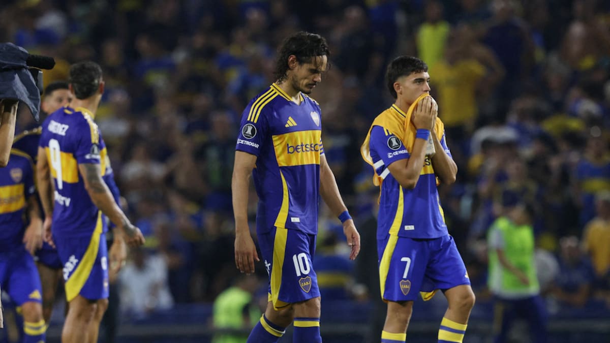 Boca, eliminado de la Copa Libertadores 2025. Foto: REUTERS/Gonzalo Colini