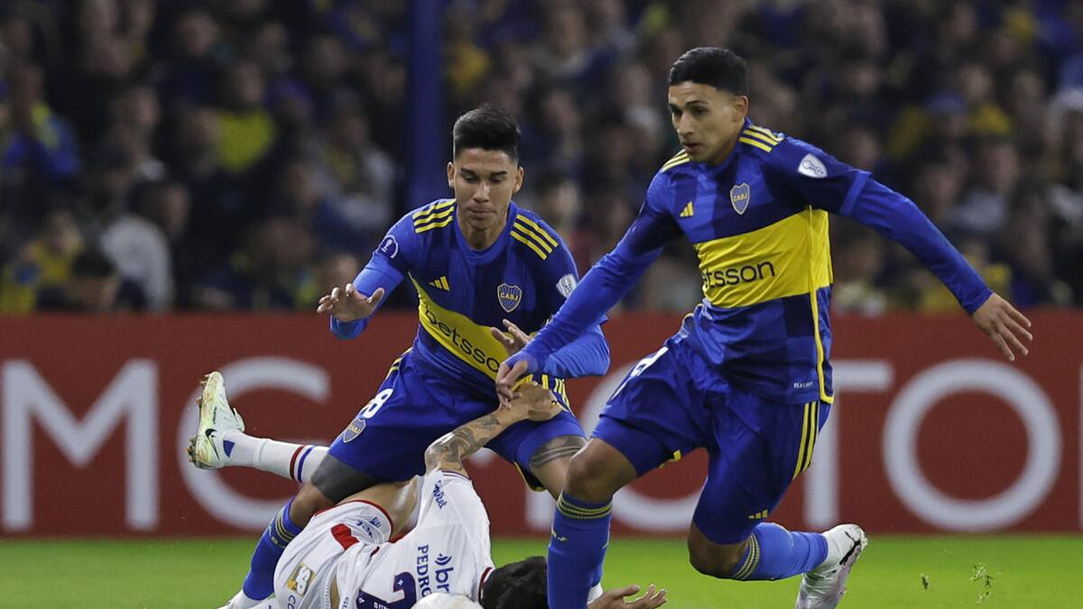 Boca empató con Fortaleza. Foto: EFE.