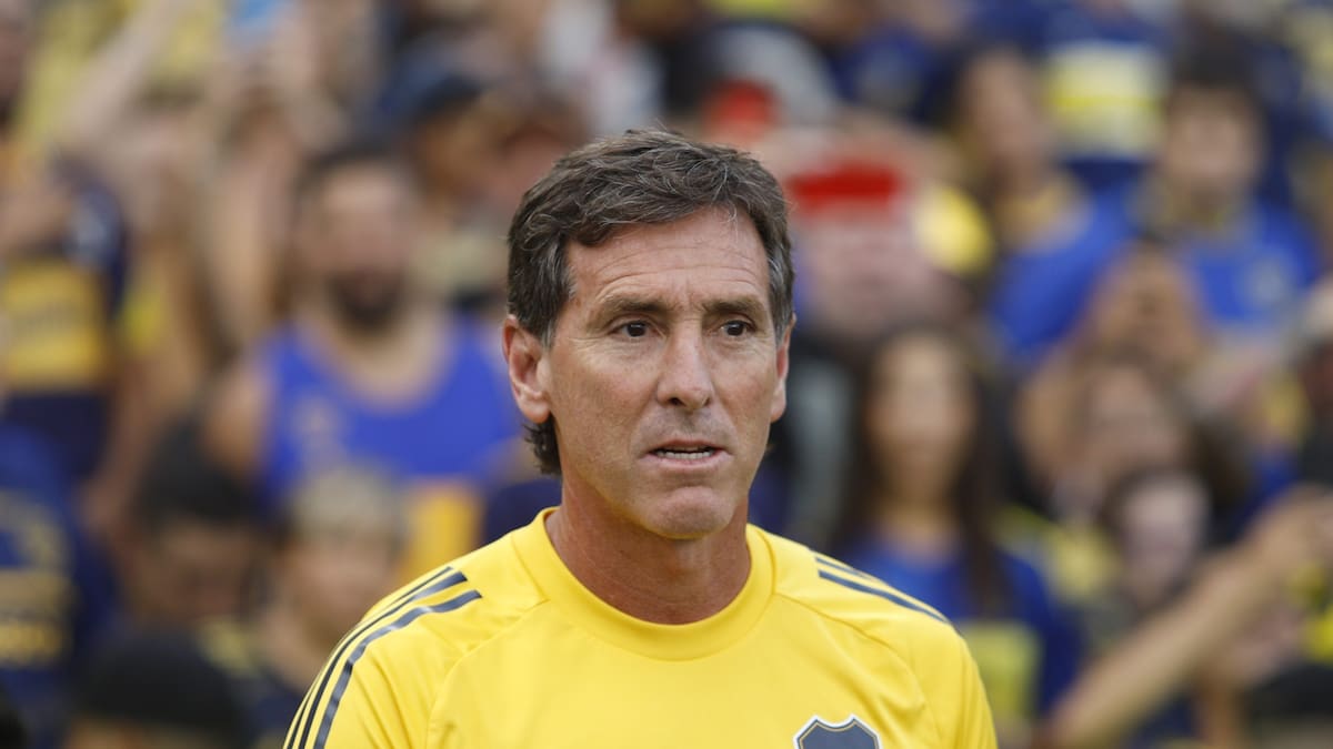 Claudio Úbeda, director técnico de Boca Juniors.