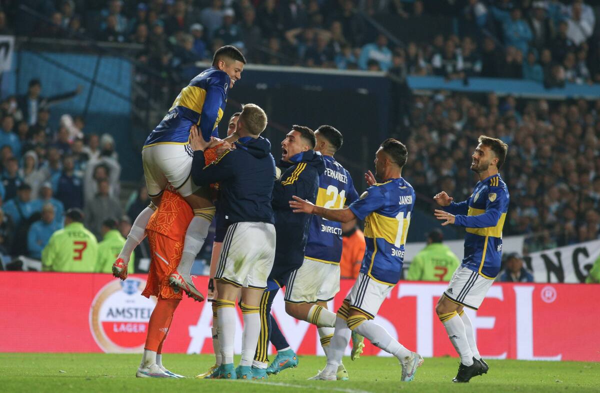 Boca Juniors eliminó a Racing por penales. Foto: NA.