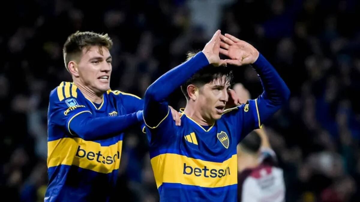 Agónica victoria de Boca: le ganó a Lanús 1 a 0 en la última jugada y se metió en puestos de clasificación