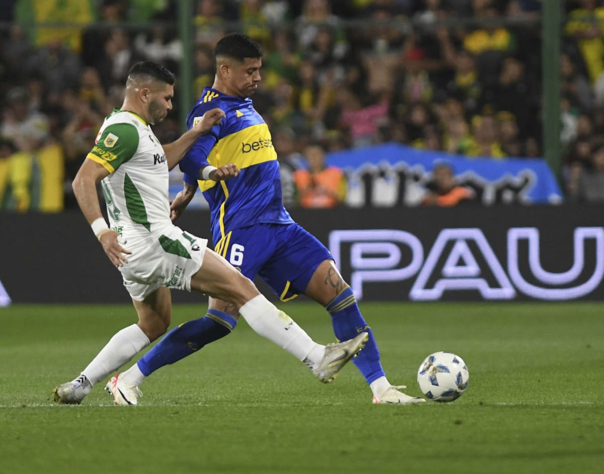 Boca vs Defensa y Justicia. Foto: Télam
