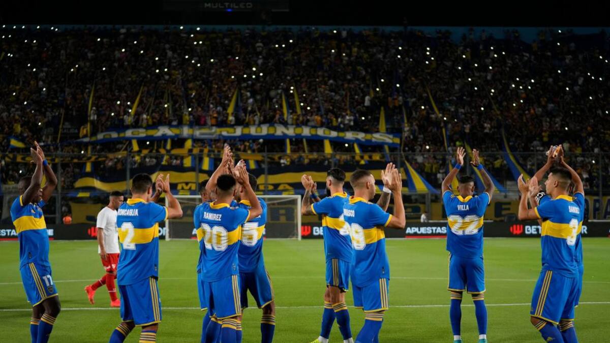 Boca vs. Independiente. Foto: Twitter @BocaJrsOficial.