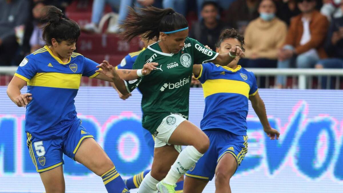 Boca vs Palmeiras, final Copa Libertadores femenina. Foto: EFE