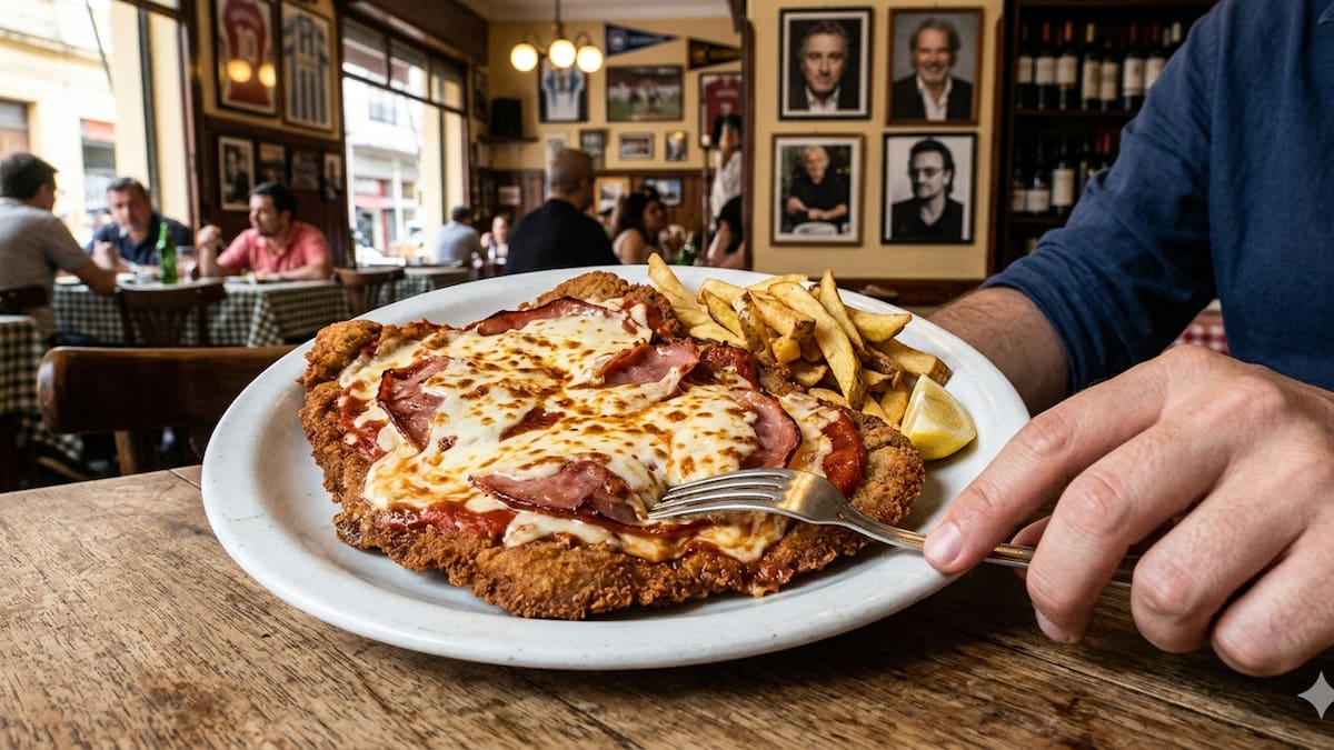 Tiene la mejor milanesa de Buenos Aires: el bodegón porteño que eligieron Robert De Niro y Bono para comer rico y abundante