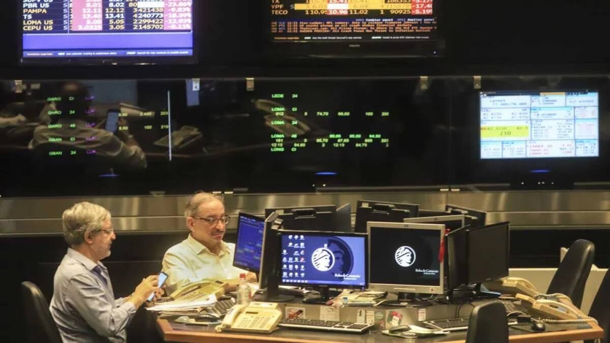 Bolsa de Buenos Aires. Foto: NA.