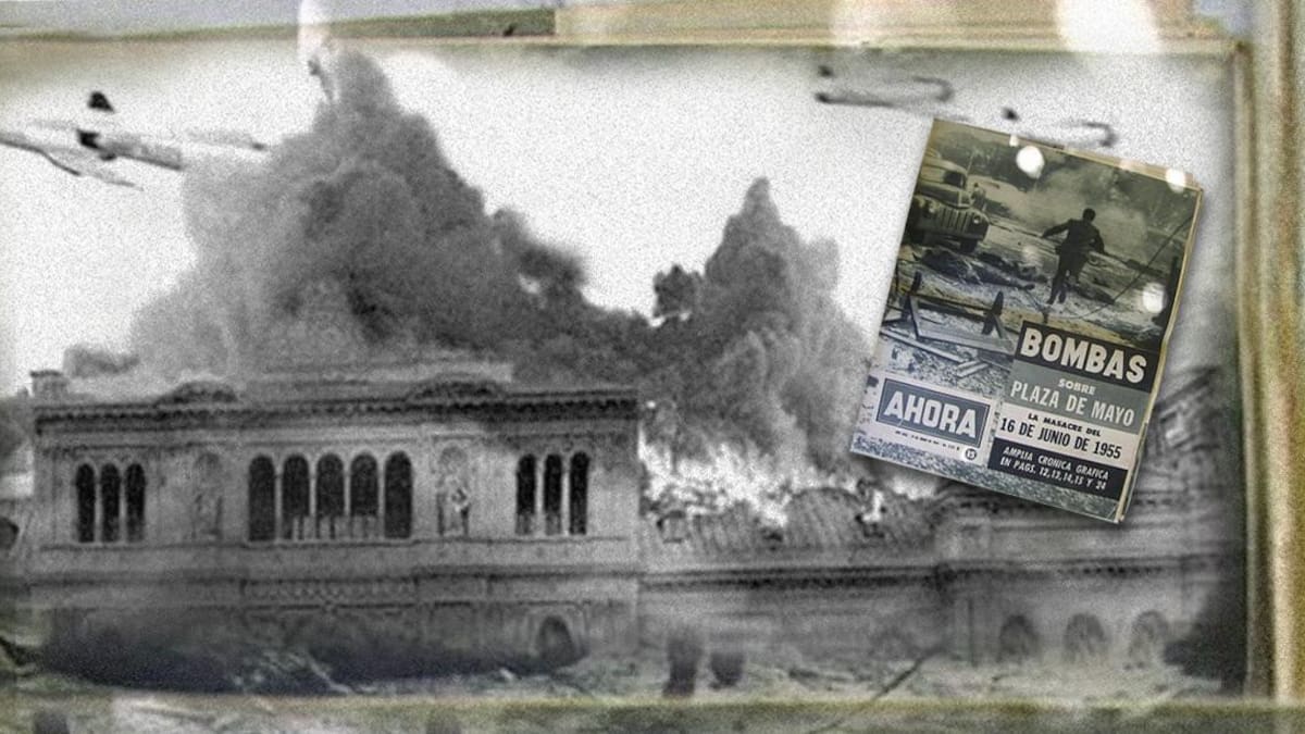 Bombardeo de Plaza de Mayo, 16 de junio de 1955, Fotos Archivo General de la Nación