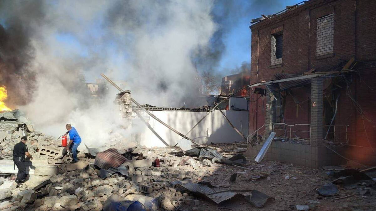 Bombardeo en Jersón. Foto: Reuters.