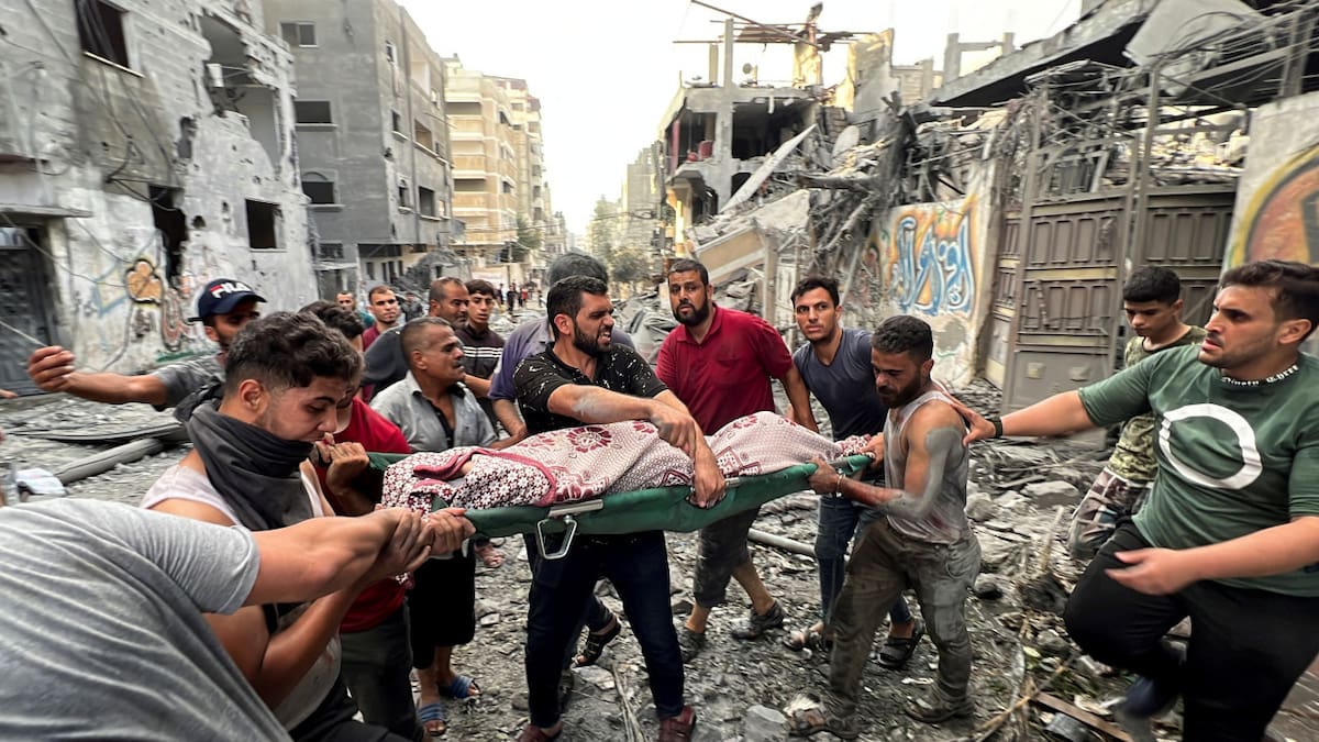 Bombardeos a Gaza. Foto: Reuters.