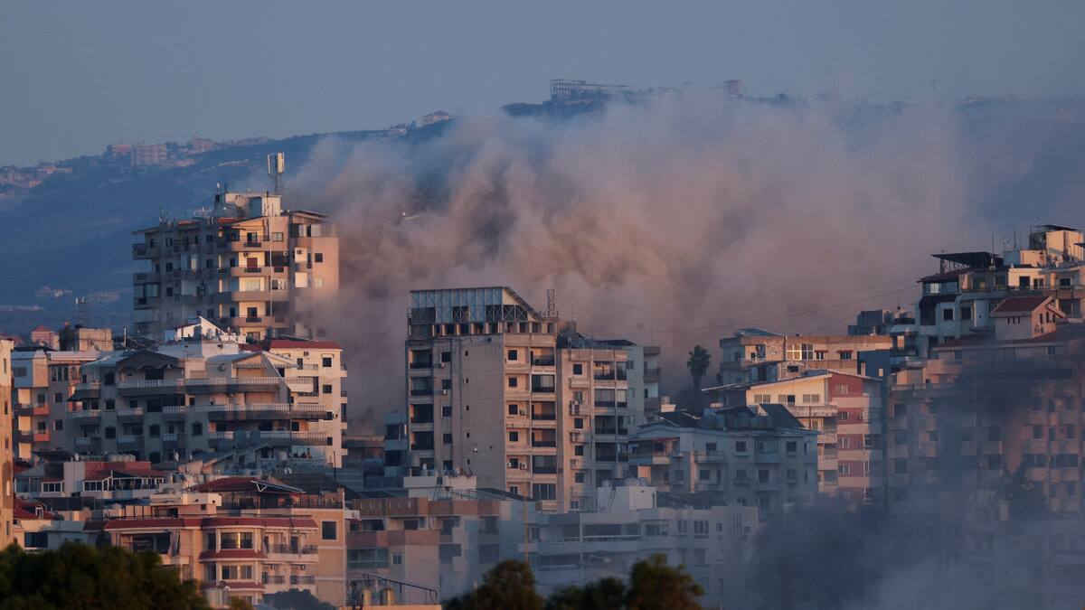 Bombardeos contra el Líbano. Foto: Reuters.