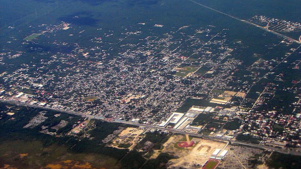 Bonfil, en Quintana Roo, México, donde fue encontrada Belén Zerda. Foto: Wikipedia.