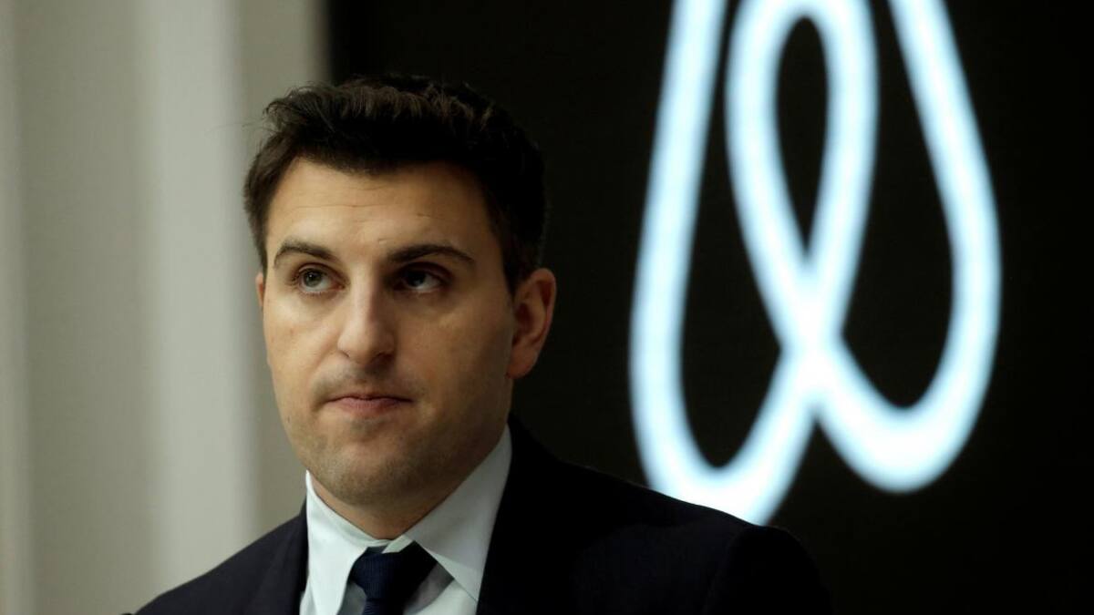 Brian Chesky, CEO de Airbnb. Foto: REUTERS.