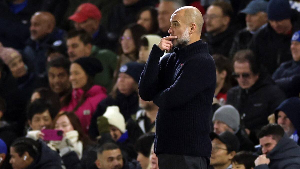 Manchester City cayó ante el Brighton y Guardiola consiguió su peor racha como DT: perder cuatro partidos consecutivos