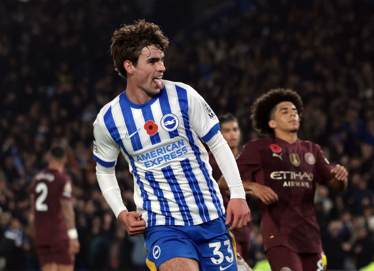 Brighton vs Manchester City, Premier League. Foto: Reuters