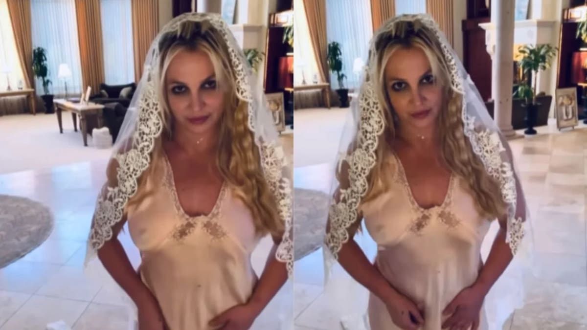 Britney Spears contó que se casó con ella misma. Foto: captura video Instagram.