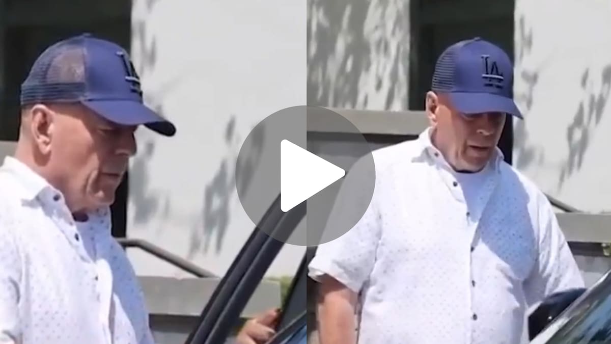 Bruce Willis reapareció en público y conmovió a sus fans: el video que generó una ola de mensajes