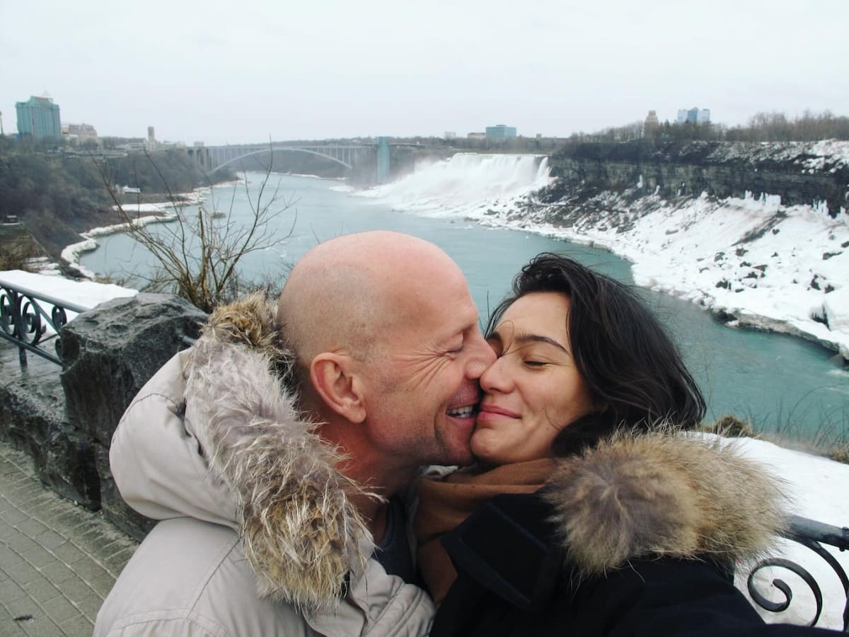 Bruce Willis y Emma Heming. Foto: Instagram/emmahemingwillis