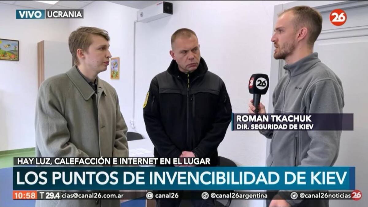 Bryan Mayers, corresponsal de 26 en Ucrania.