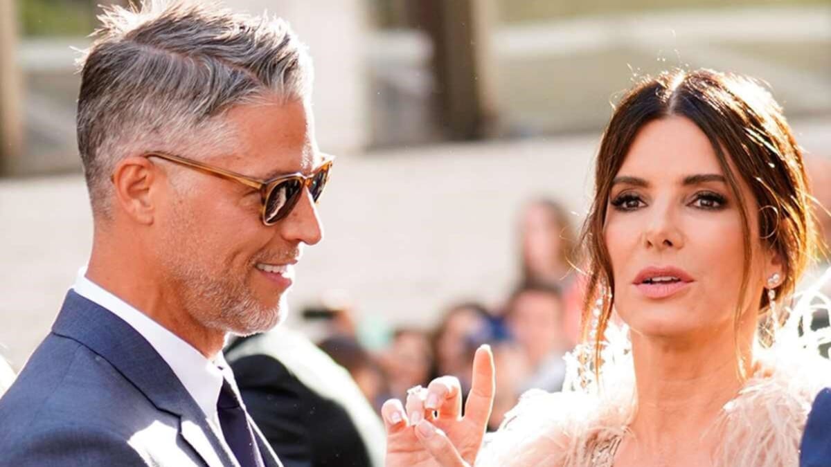 Bryan Randall y Sandra Bullock. Foto: Twitter.