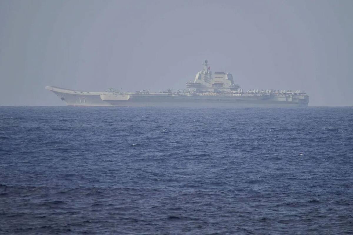 Buques de guerra chinos. Foto: Reuters