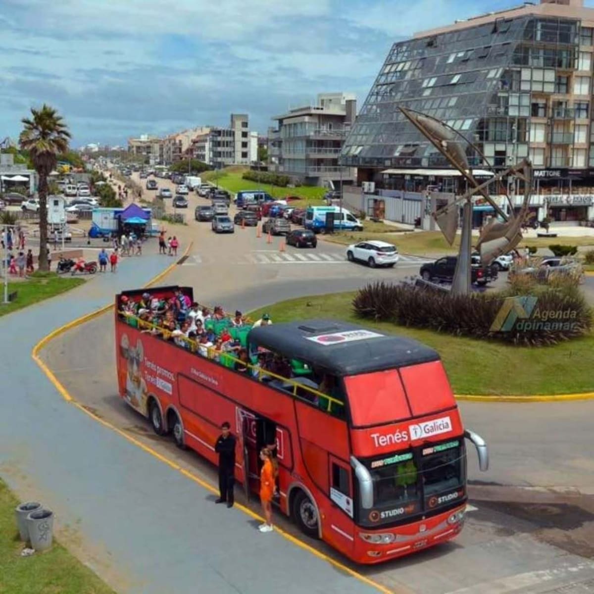 Bus Galicia en Pinamar.