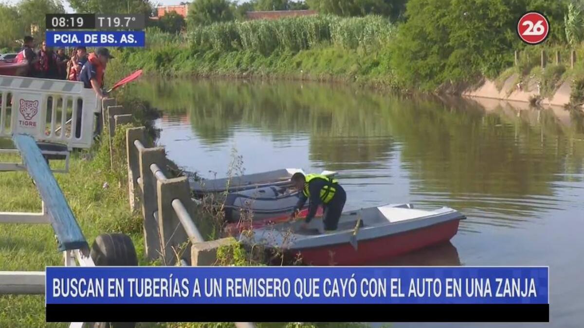 Búsqueda de remisero desaparecido