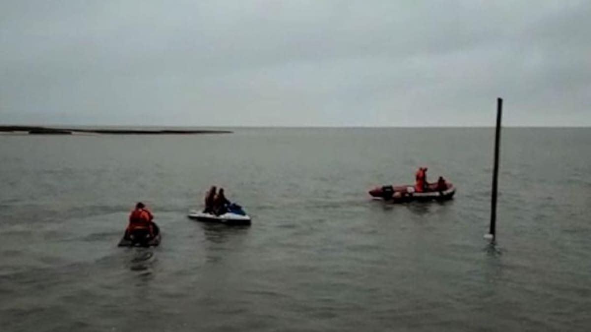 Búsqueda en San Clemente del Tuyú, joven desapareció practicando kitesurf, foto gentileza Télam