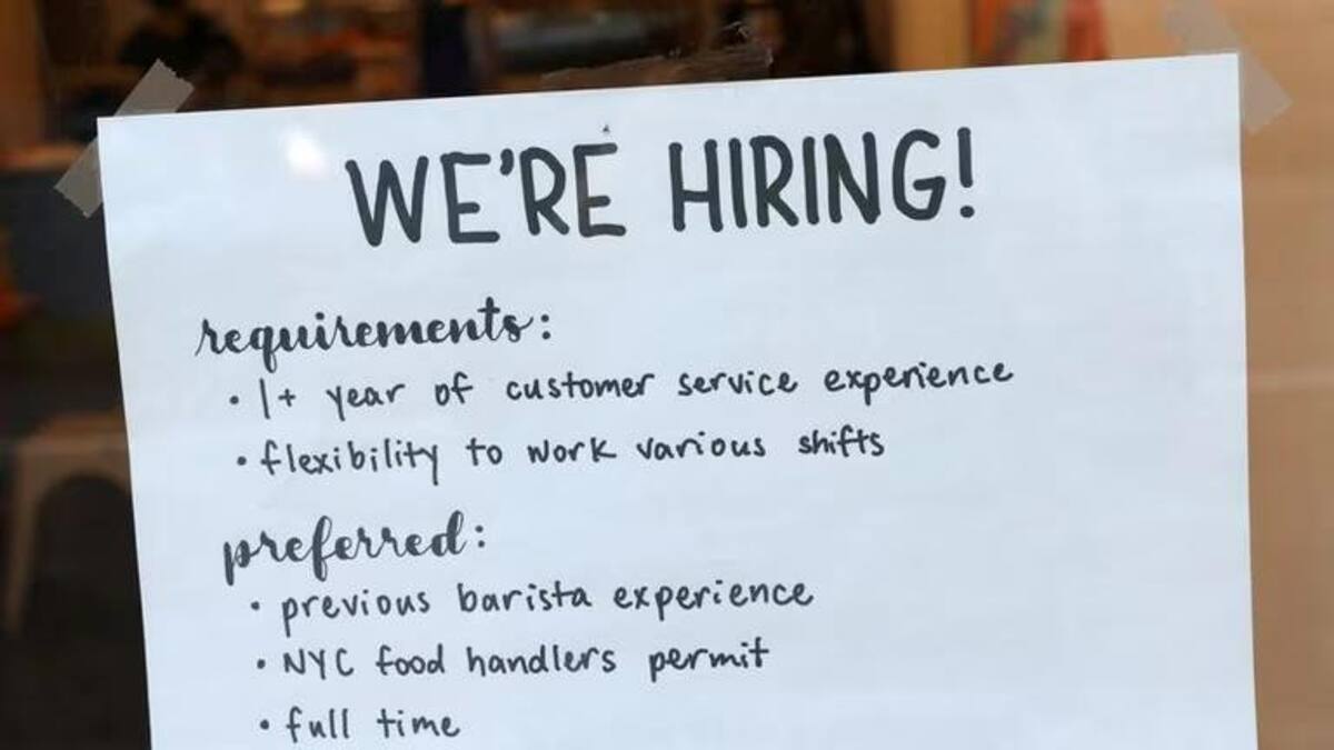 Búsqueda laboral en EEUU. Foto: REUTERS