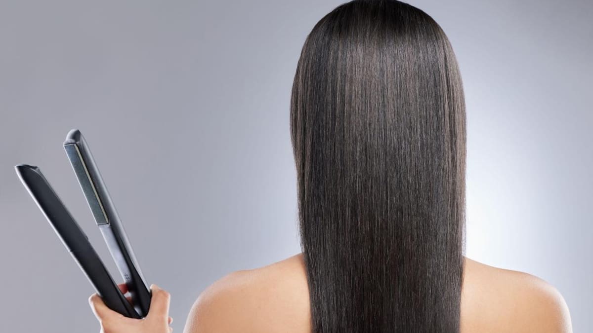 cabello plancha belleza Foto Alamy Reuters