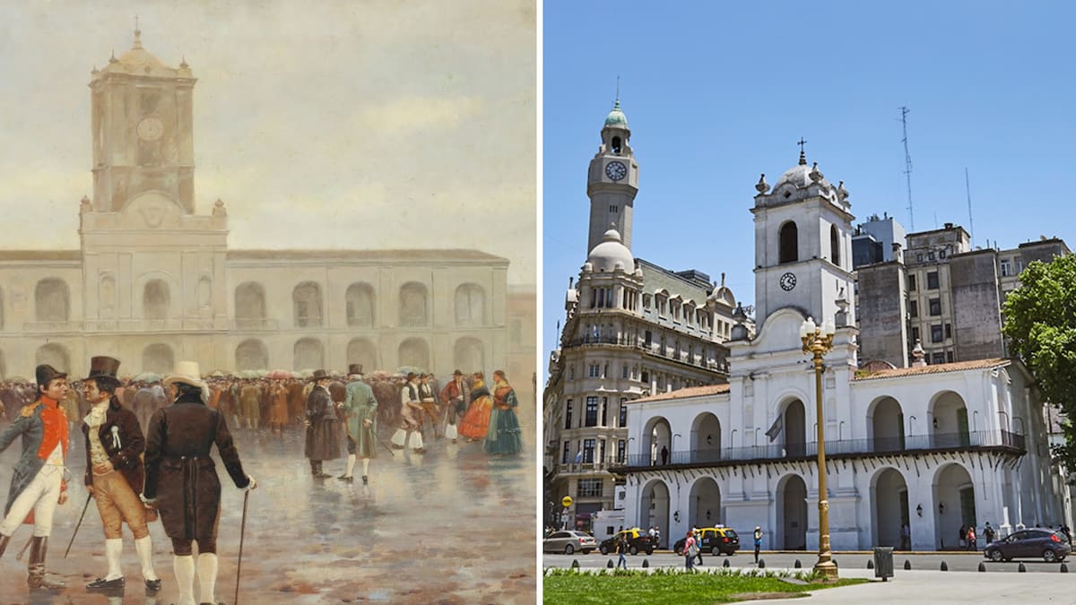 El antes y el ahora del Cabildo