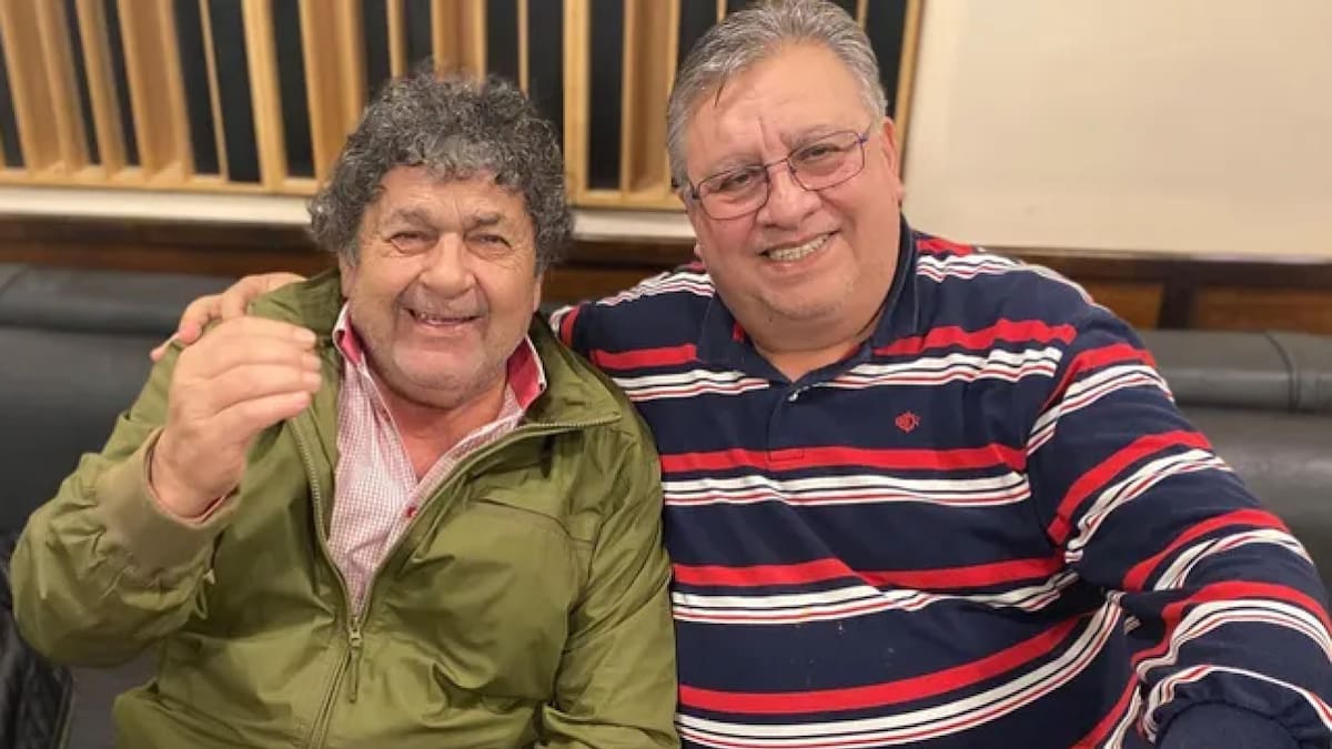 Cacho Deicas y Marcos Camino. Foto: Facebook / Los Palmeras.