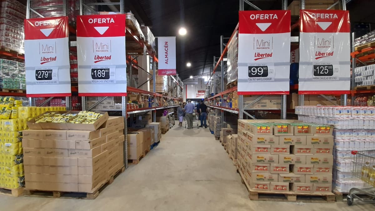 Cadena de supermercados Libertad.
