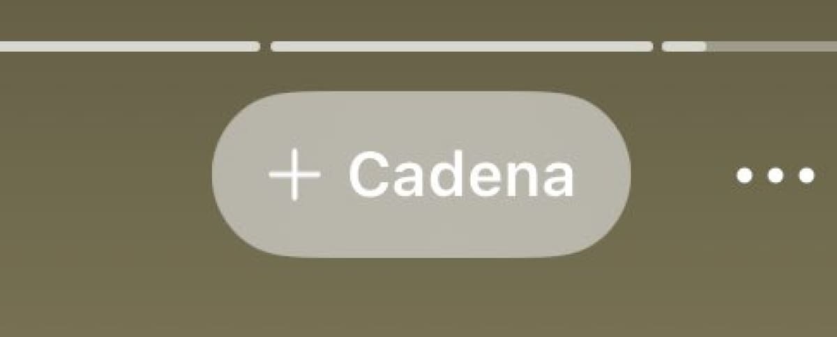 "Cadena", la nueva función que implementó Instagram y que funciona como un "hilo" de X. Foto: X.