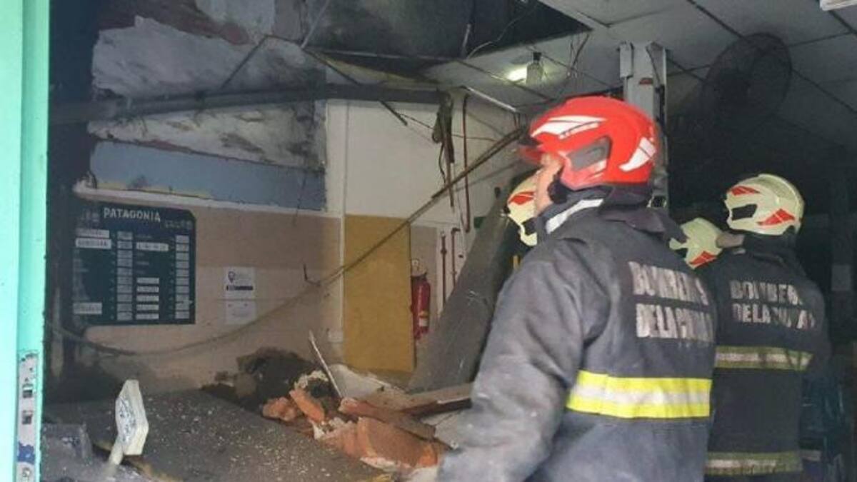 Caída de ascensor en Palermo. Foto: NA.